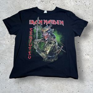 2022 IRON MAIDEN SAMURI LEGACY OF THE BEAST BLACK WORLD TOUR T-SHIRT